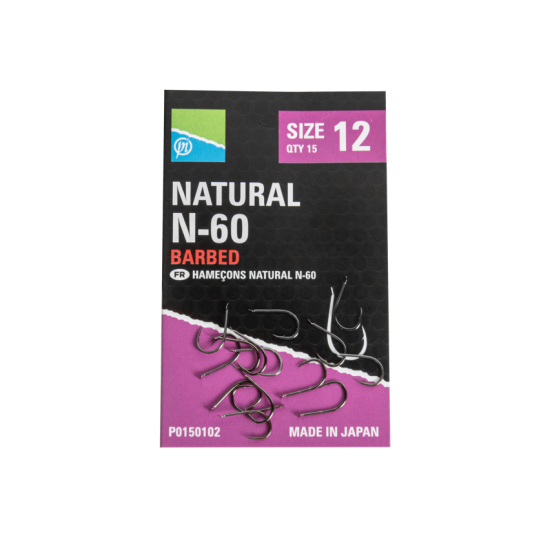 Carlige Preston - Natural N-60 Nr. 14 Carlige Preston - Natural N-60 Nr. 14